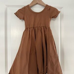Little Stocking Company Mocha Dress in Size 4T